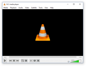 VLC Player Benutzeroberfläche